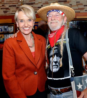 Almost Willie with Arizona Governor Jan Brewer