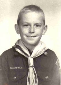 almost willie as a boy scout